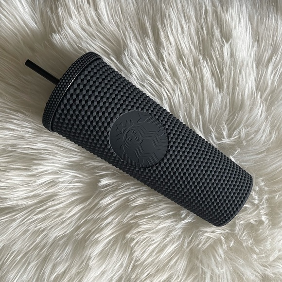 Starbucks Other - Starbucks Studded Matte Black Cold Cup
